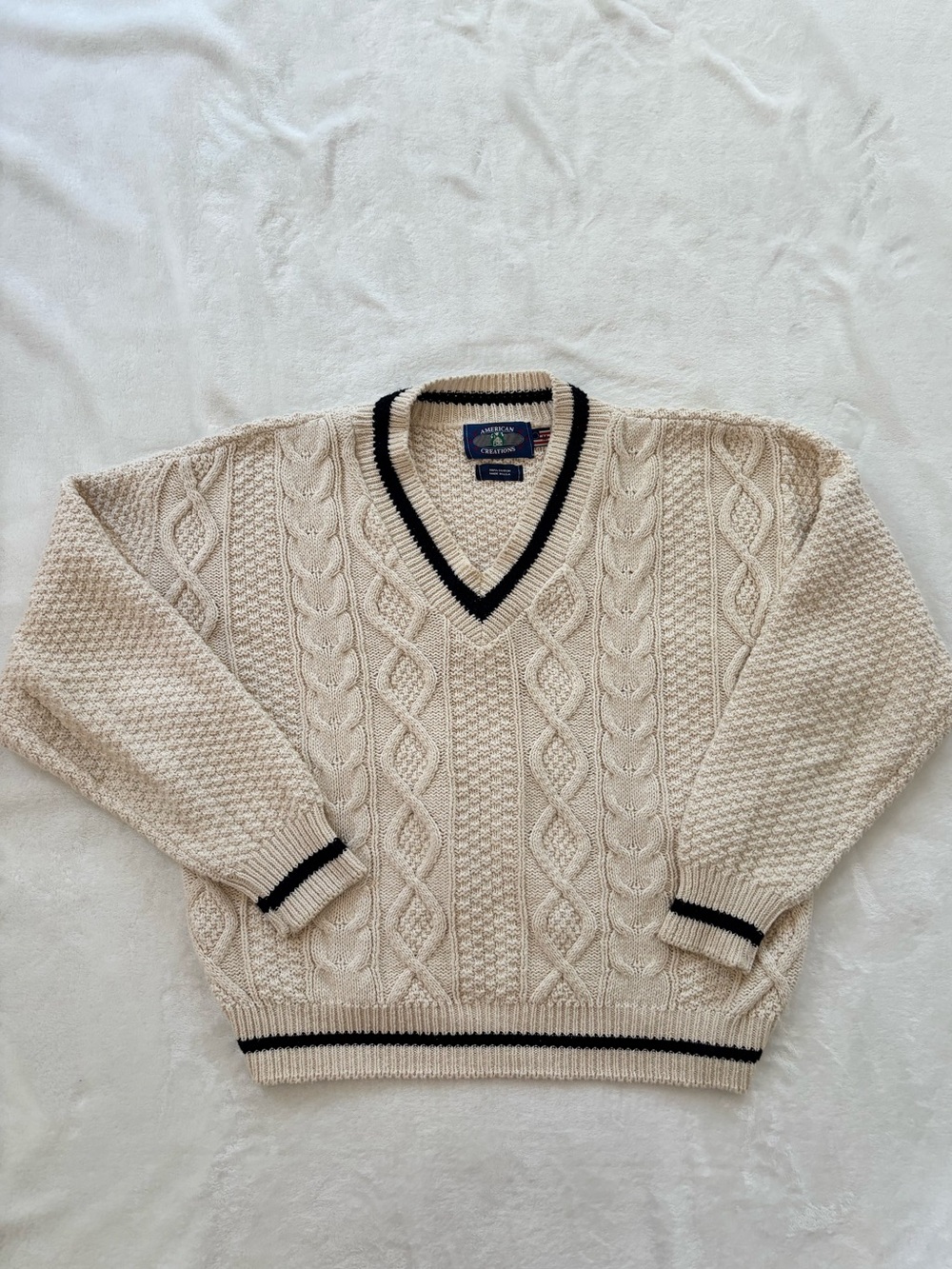 Vintage American creations Tilden/tennis sweater